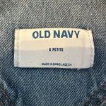 Old Navy  Womens Denim Bib Overalls Light Wash Straight Leg Size 6 Petite. Y2K Photo 2