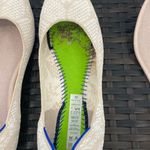 Rothy square toe Lily, knit pattern shoes, women’s size 9 Tan Photo 4