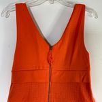 HD in Paris Anthropologie  Orange Ardmore Textured Knit Dress Size-4. Photo 9