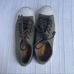 Converse  Jack Purcell Unisex Mens 4 Women 5.5 JP Signature Ox Shoes Olive Green Photo 4