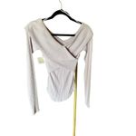 Free People  Marley Off the Shoulder Long-Sleeve Rib‎ Top NWT Photo 5