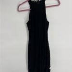 Cache Vintage ’ Women’s Knee Length Beaded Neck Dress Photo 4