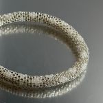 Sashka White / Silver Bracelet 8" Photo 1