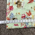 DANDY by‎ RANDI Skirt M. Green Tropical Floral Holiday Linen Mini Skirt Photo 4