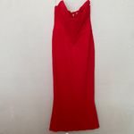 House Of CB 'Tamara' Cherry red Strapless Corset Dress maxi NWOT size L Photo 3