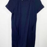 ZARA  Trf Navy Blue Short Sleeve High Neck Mini Dress Women's Size Medium M Photo 0
