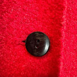 Valerie Stevens Vintage  Wool Holiday Red Button Down Jacket Blazer Size 10 M Photo 6