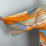 Vintage Bogarts of Texas Colorful Boat Neck Half Sleeve Top Medium Photo 5