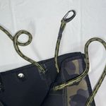 GIRLIE GIRL ORIGINALS Tote Purse Green Camo Red Stripe Bag Neoprene 14x16x8" NWT Photo 6