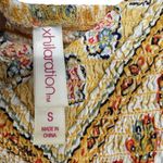 Xhilaration Yellow Multi Color Floral Romper Small Photo 3