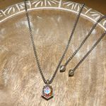 Kendra Scott Teo Dichroic Glass Silver Necklace Photo 0