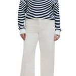 Madewell  NWT The Emmett Wide-Leg Crop Jean: Welt Pocket Edition NO602 Tile White Photo 0