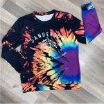 Bagelise‎ Sanderson Witch Museum Tie Dye Sweatshirt Large Black Photo 0