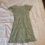 SO  Green and White Floral Mini Dress Photo 1