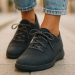 Allbirds  Wool Runner Mizzles Women’s Size 9 Grey Black Washable Photo 0
