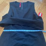 Spanx Ponte Overlay Dress Classic Black Open Cutout Back Cocktail Office Midi XL Photo 15