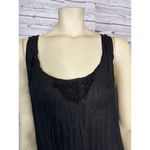 Vintage G.S. TOWSON & CO black with lace sleevless dress size medium Photo 5