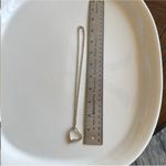 Minimalist Silver Heart Necklace Elegant Jewelry Photo 3