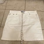 Old Navy Y2K  White Denim Mini Skirt Photo 7