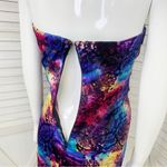 Speechless  Satin Multicolor Snakeskin Print Strapless Mini Dress Juniors 5 Photo 7