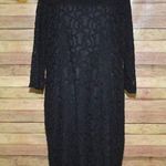 Lane Bryant  Women's Plus Size 18/20 Lacy Overlay Sheath Dress LBD Party Event Photo 0