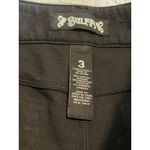 Sulfr Moto Pants Womens Juniors Size 3 Black Skinny Stretch Jeggings Zip Pockets Photo 4