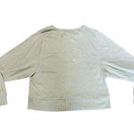 Madewell semi cropped pocket Crewneck knit top light green size XS Photo 6