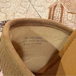 Cato C est 1946 Comfort Suede Look Fringe Wood 2 Inch Heel Slides 9M Brown Size 9 Photo 5