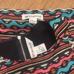 H&M Coachella Size 8 Multicolor Bright Aztec Pattern Cropped Tank and Sh… Photo 4