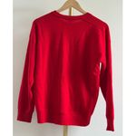 Madewell  Merino Pullover Sweater in Bright Cherry, Size Small Photo 9