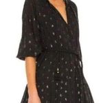 Revolve Karina Grimaldi x  Irna Dress Women’s Size Large Black Polka Dot Mini Photo 0