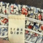 Tres Bien High waist shorts floral pattern w/ crinkle waist Photo 7