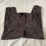 Talbots Women’s Button Down Pink Blouse & Matching Polka Dot Pants NWT 14P/16W Photo 2