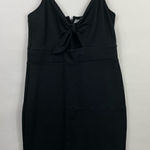 & Other Stories & Other Stories Front Tie Little Black Dress Size 6 Photo 0