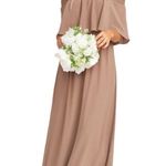 Show Me Your Mumu XXS hacienda maxi dress ruffle top dune color chiffon wedding Photo 1