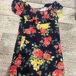 Full Circle Trends Size Large Womens Off the Shoulder Floral Dress Black Photo 1