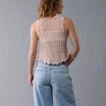 American Eagle AE Mixed Stitch Sweater Tank Top NWT Hushed Violet XS Photo 1