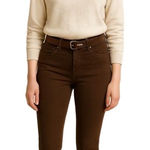 American Eagle Jegging Super Stretch Burgundy Brown Skinny Women’s Size 10 Short Photo 0