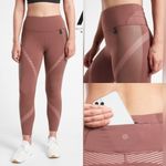 Athleta NWT x Allyson Felix Legend 7/8 Tight Hearth Rose/Palermo Pink Size XXS Photo 14