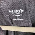 Old Navy  Active Powersoft Go-Dry Zip Jacket Black Plus Size 4X Stretch Photo 3