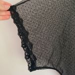 Flair|Vintage Sotted Lace Robe sz Medium Black Photo 1