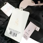 SELKIE The Caviar Lace Boudoir Silk Dress, Black, Small Black Photo 10