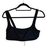 Madewell NWT Second Wave Balconette Bikini Top in True Black - Size M Photo 2