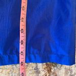 VTG 80s Forecaster Boston Full Length Trench Coat Jacket Size 13/14 Royal Blue Photo 6