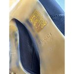 Gucci Black Leather Edith Tall Knee High Boots Size 36 Block Heel Platform Boot Photo 6