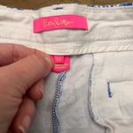 Lilly Pulitzer  Blue and White Floral High Waist Shorts Photo 3