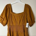 Old Navy  Puff Sleeve Waist Defined Smock Flared Mini Dress Size S Photo 6