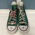 Converse  All‎ Star High Top Amazon Kelly Green Canvas Shoes Sz Mens 5 Women’s 7 Photo 2