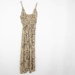 NWOT Kivari Stone Leopard jumpsuit, beige, XS Tan Photo 6