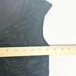 Rampage  Womens Y2K Whimsigoth Black Floral Lace Babydoll Blouse Top Size M Photo 6